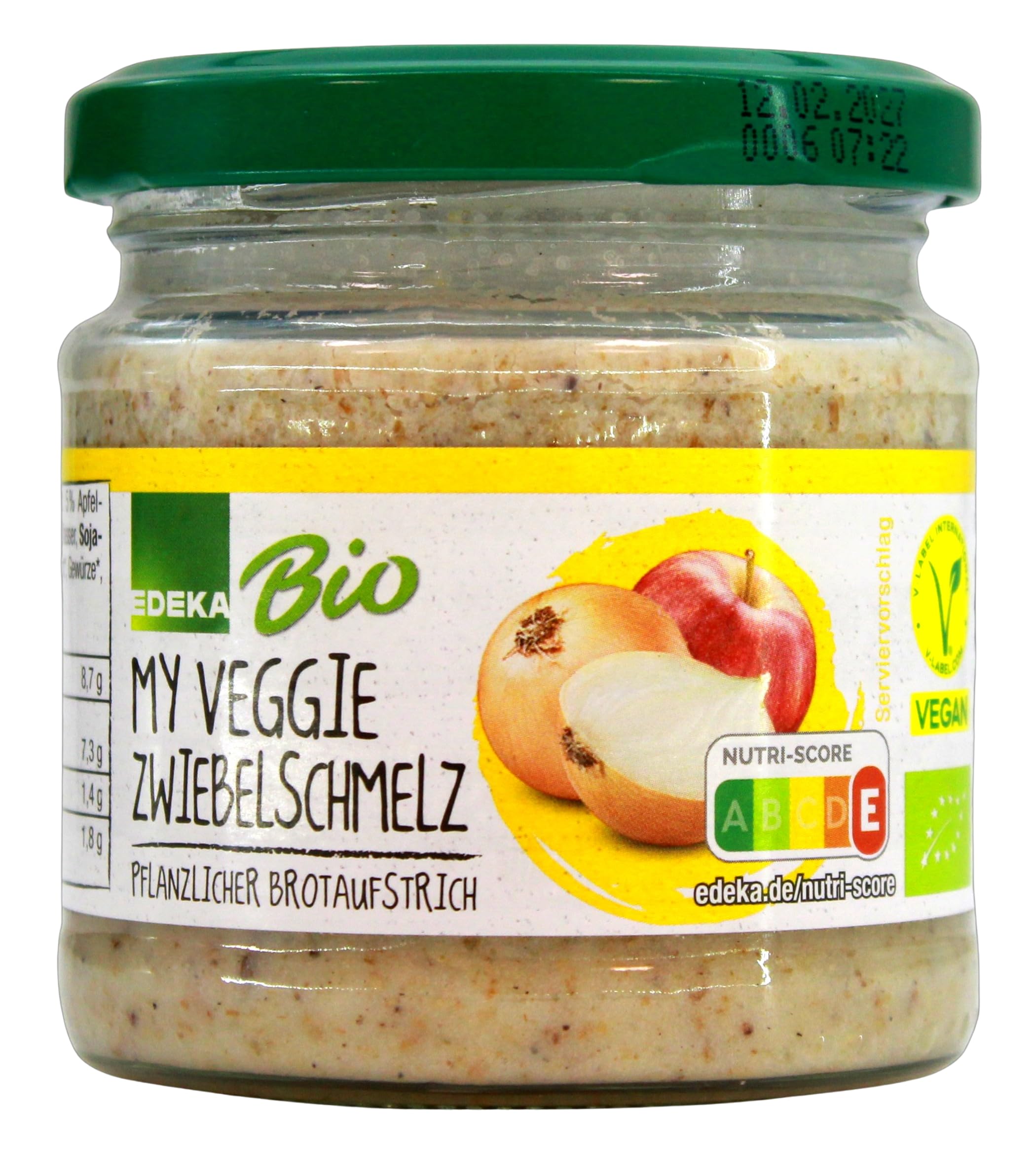 Edeka Bio My Veggie Zwiebelschmelz pflanzlicher Brotaufstrich, 5er Pack (5 x 150g)
