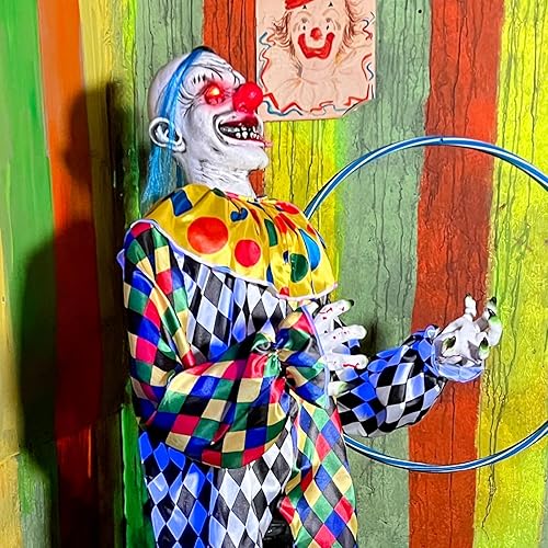 Miniatura 23 de Haunted Hill Farm Caballo mecedor animatrónico de 3.2 pies de altura, animatrónica de Halloween, decoración de película de terror gótica