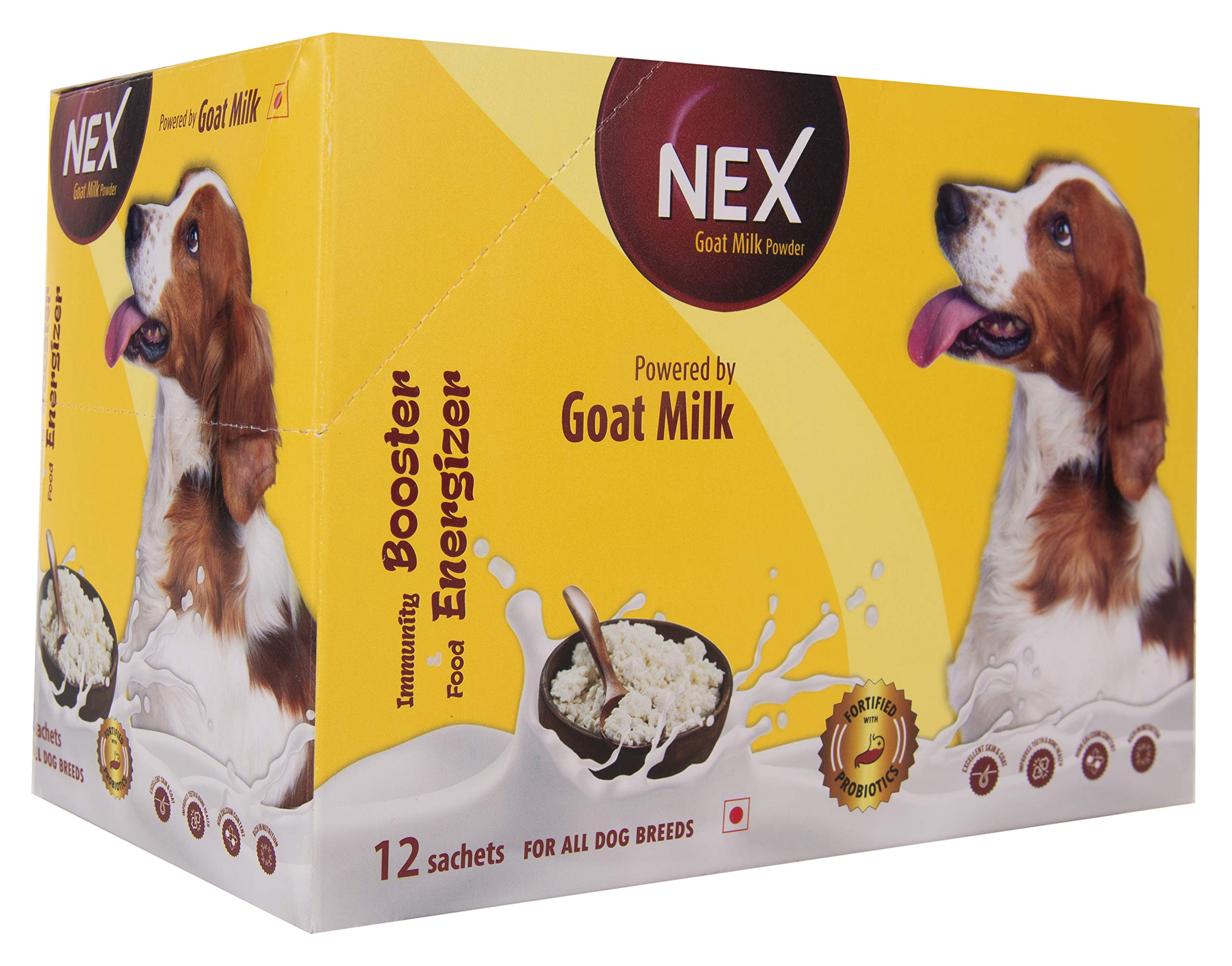 Medfly Healthcare NEX- Dog Supplement Powder - Pack of 15 Sachets Contains Immunity Booster + MultiVitamins + Colostrum + Calcium (B07PLWG3MR) Amazon Price History, Amazon Price Tracker