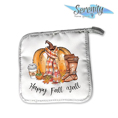 Miniatura 2 de Decorative Cloth Kitchen Oven Mitt Pot Holder Set  Autumn Fall Halloween  Home Decor Seasonal Holiday Decorations  Rustic Harvest Pumpkin Spice