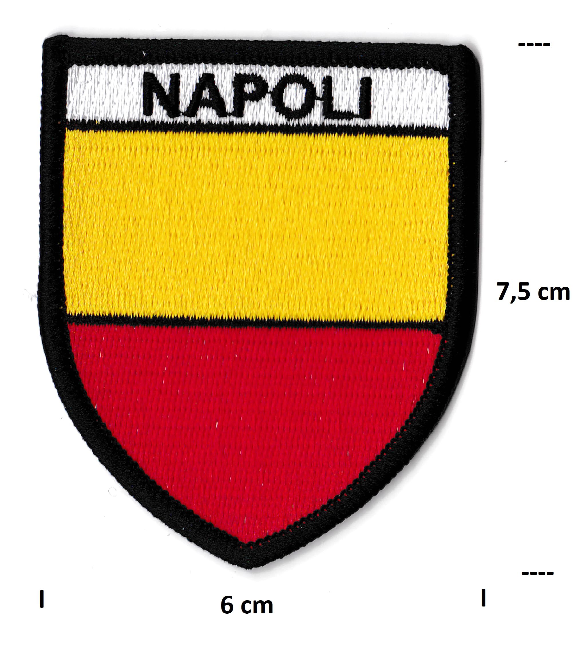 657A - Ecusson Patch Brodé Thermocollant - 8 Cm X 6,6 Cm