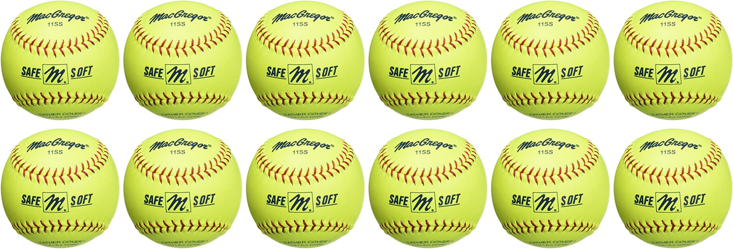 MacGregor Safe/Soft Training Softballs (One Dozen)