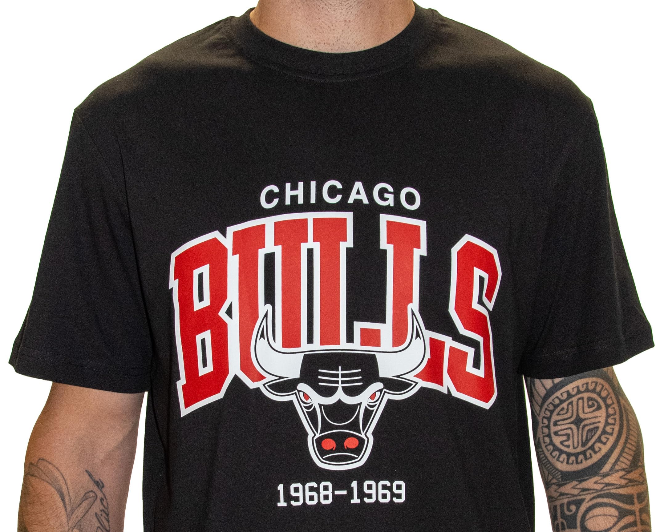 Mitchell & Ness Uomo T-Shirt NBA/HWC Team Arch Print