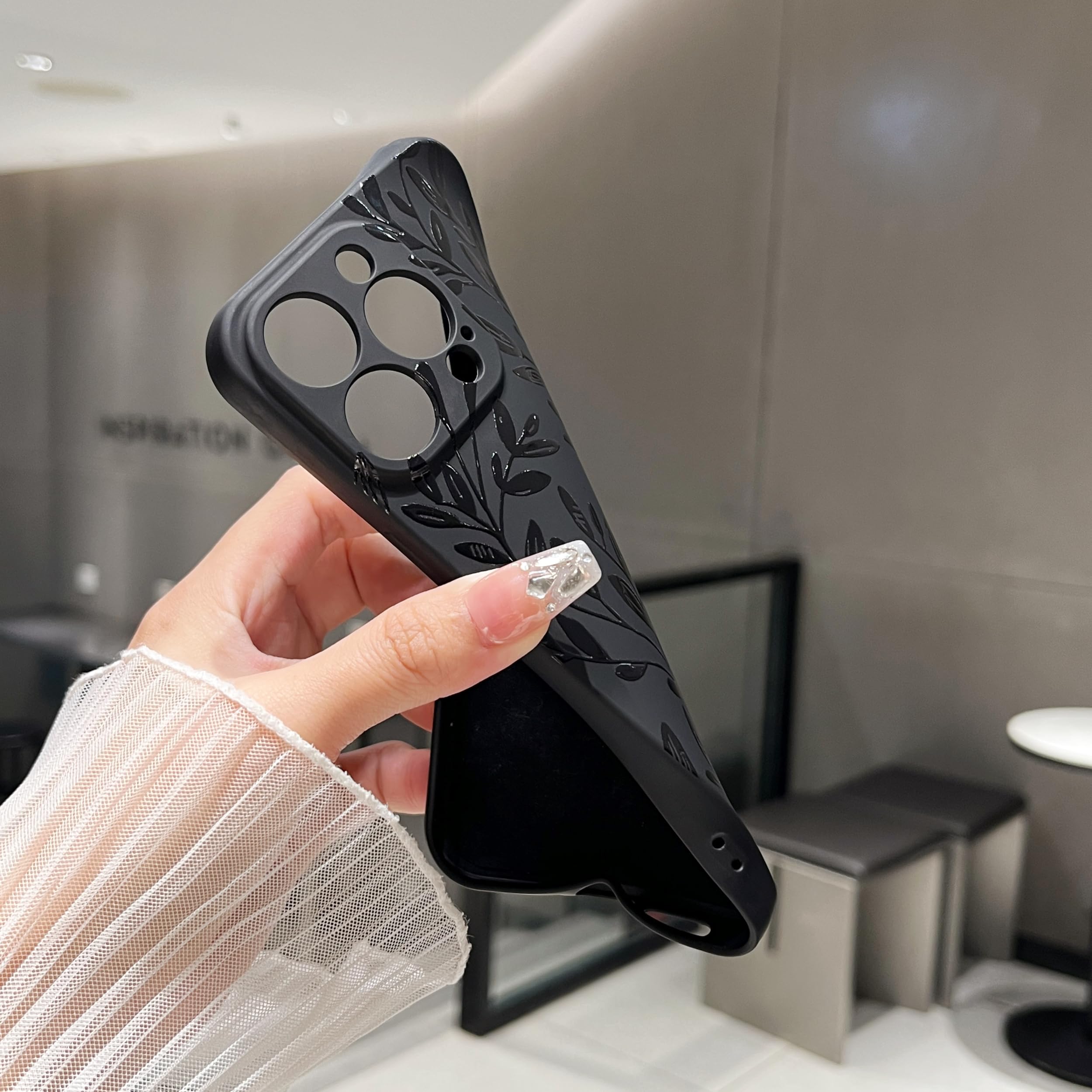 iPhone15 / black 【dress HEART 】 iPhone15 / black 【dress HEART 】 Case For iPhone 15 14 13