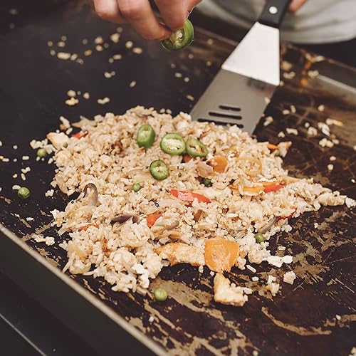 Miniatura 5 de Razor Griddle GGT2130M - Parrilla portátil de gas propano LP de 25 pulgadas para exteriores, 2 quemadores, con 318 pulgadas cuadradas, para cocinar