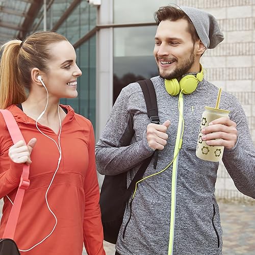 Miniatura 9 de Juego de 4 vasos de vidrio por sublimación, 16 onzas, vaso de cerveza con tapas y pajita, vasos de vidrio esmerilado con tapas y pajitas, vaso de