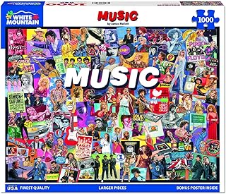 White Mountain Puzzles Music - 1000 Piece Jigsaw Puzzle