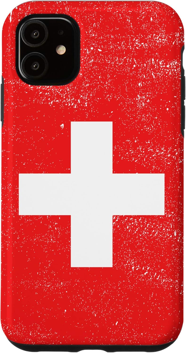 iPhone XR Switzerland Flag Swiss Pride Travel Gift Case