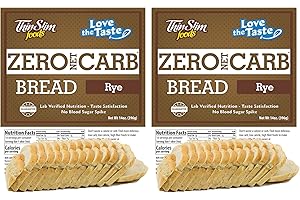 ThinSlim Foods Zero Net Carb Keto Bread: The Revolutionary Low Carb Bread