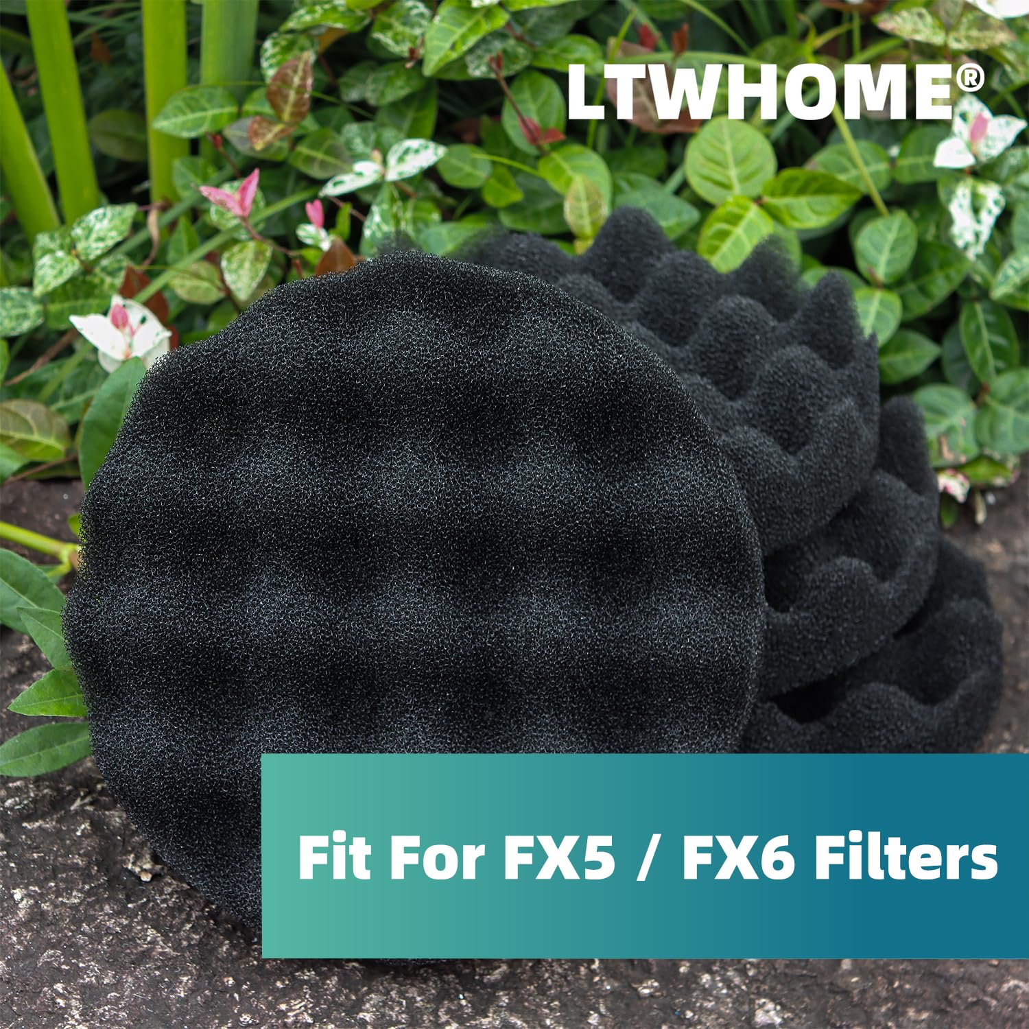 Compatible Bio-Mousseux Filtration Tapis Convient pour Fluval FX5 / FX6 Filtres (Paquet de 50)