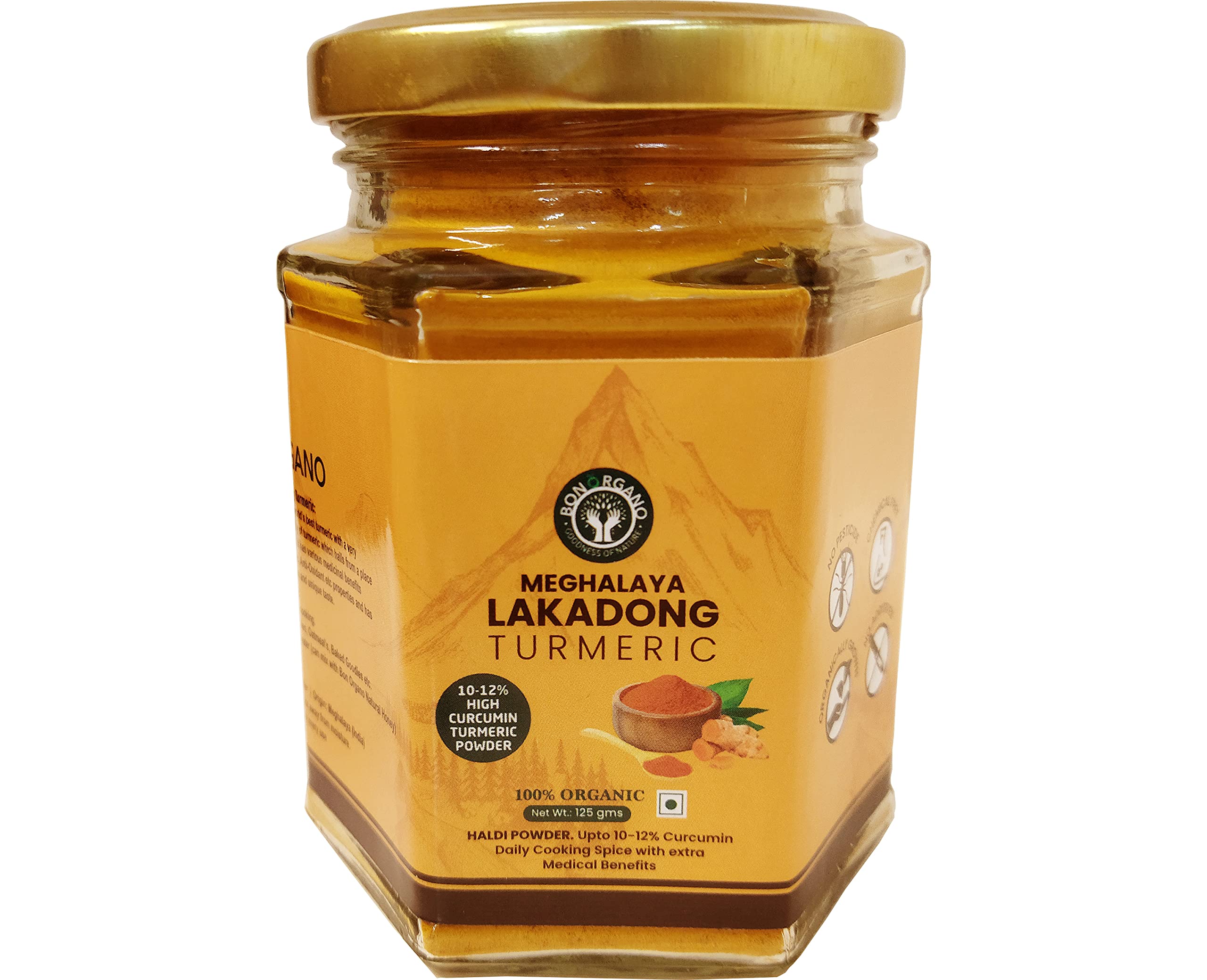 BON ORGANO Meghalaya Lakadong Turmeric Powder, High Curcumin(10-12%)Sourced From Meghalaya, 1 Count, 125 Grams (B08WH6F3WG) Amazon Price History, Amazon Price Tracker