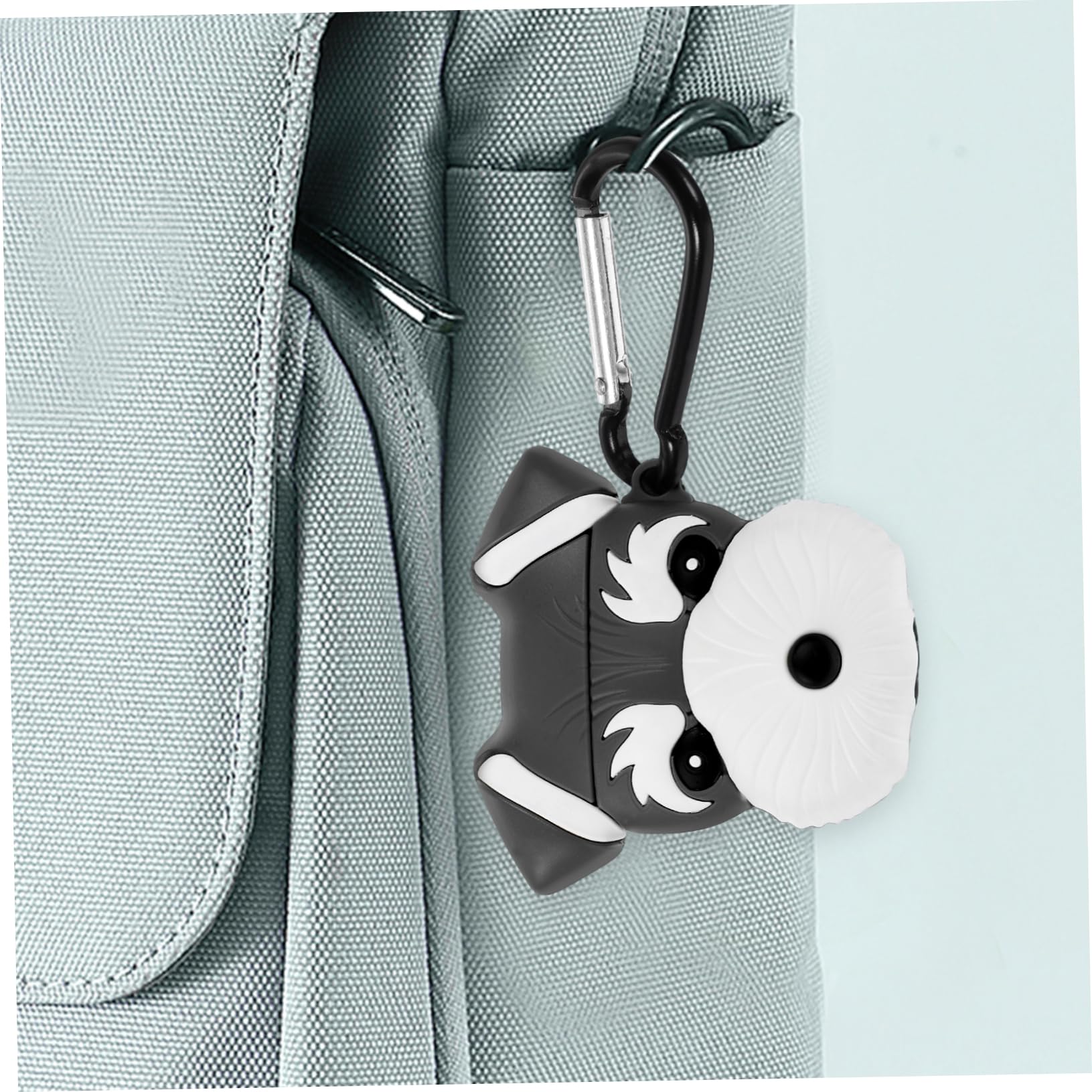 BESTonZON 3piezas Estuche De Silicona para Auriculares Diseño De Perro Sherry Protector Compatible Incluye Gancho Profundo