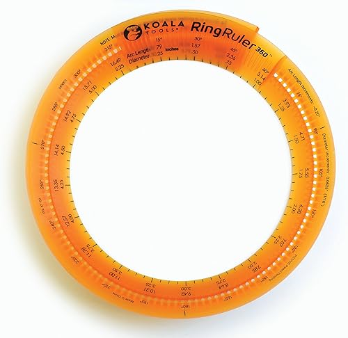 Miniatura 2 de Ring Ruler360 regla circular ajustable y herramienta para dibujar círculos