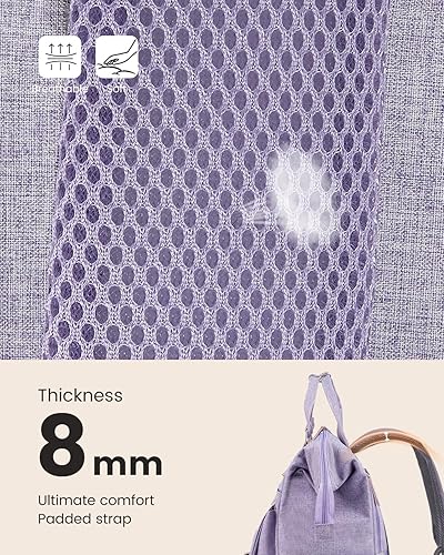 Miniatura 6 de LOVEVOOK - Mochila para laptop, para viaje de trabajo, bolso de enfermera, profesor, médico, viajero, para computadora de negocios, mochila