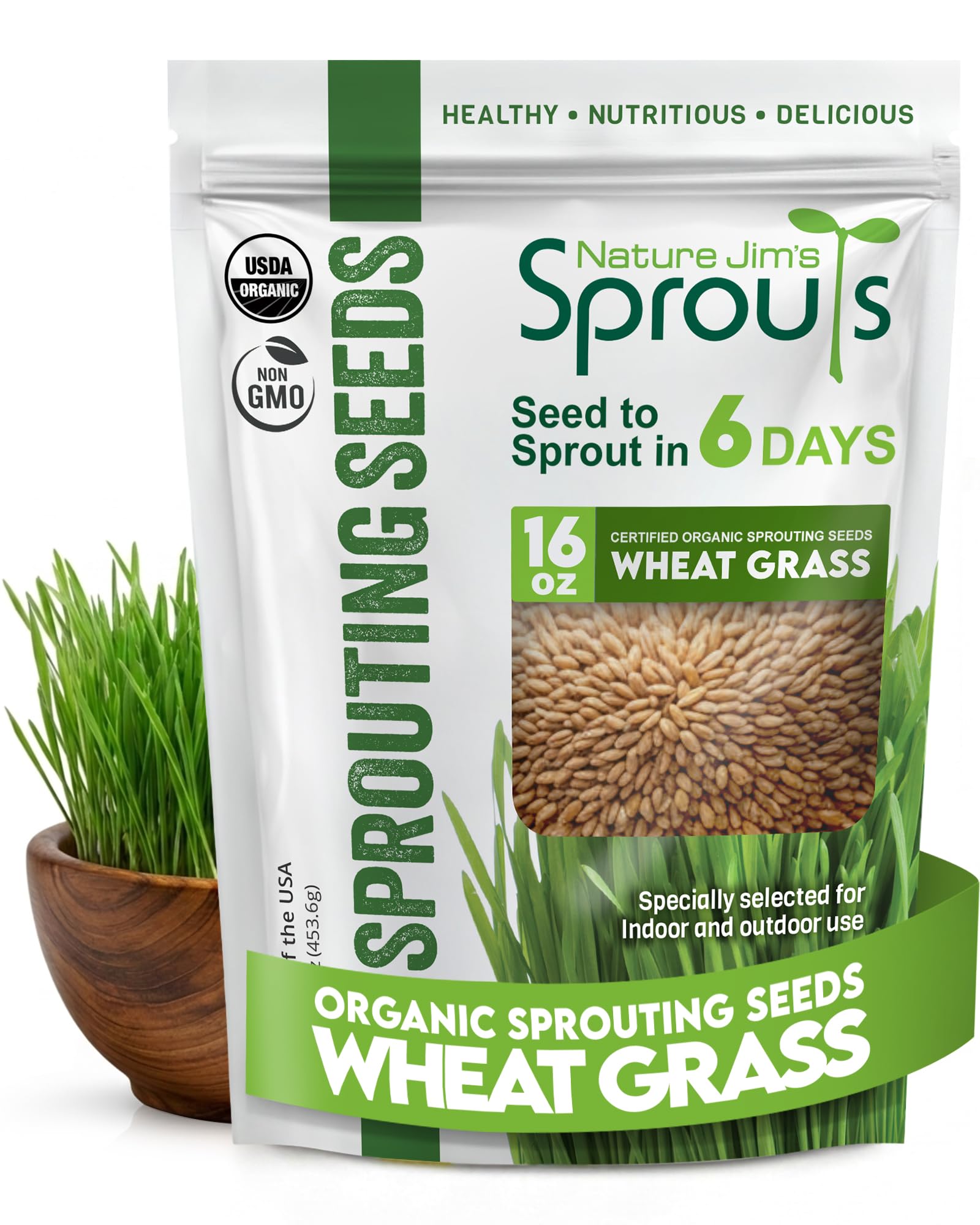 Nature Jim's Sprouts 16oz