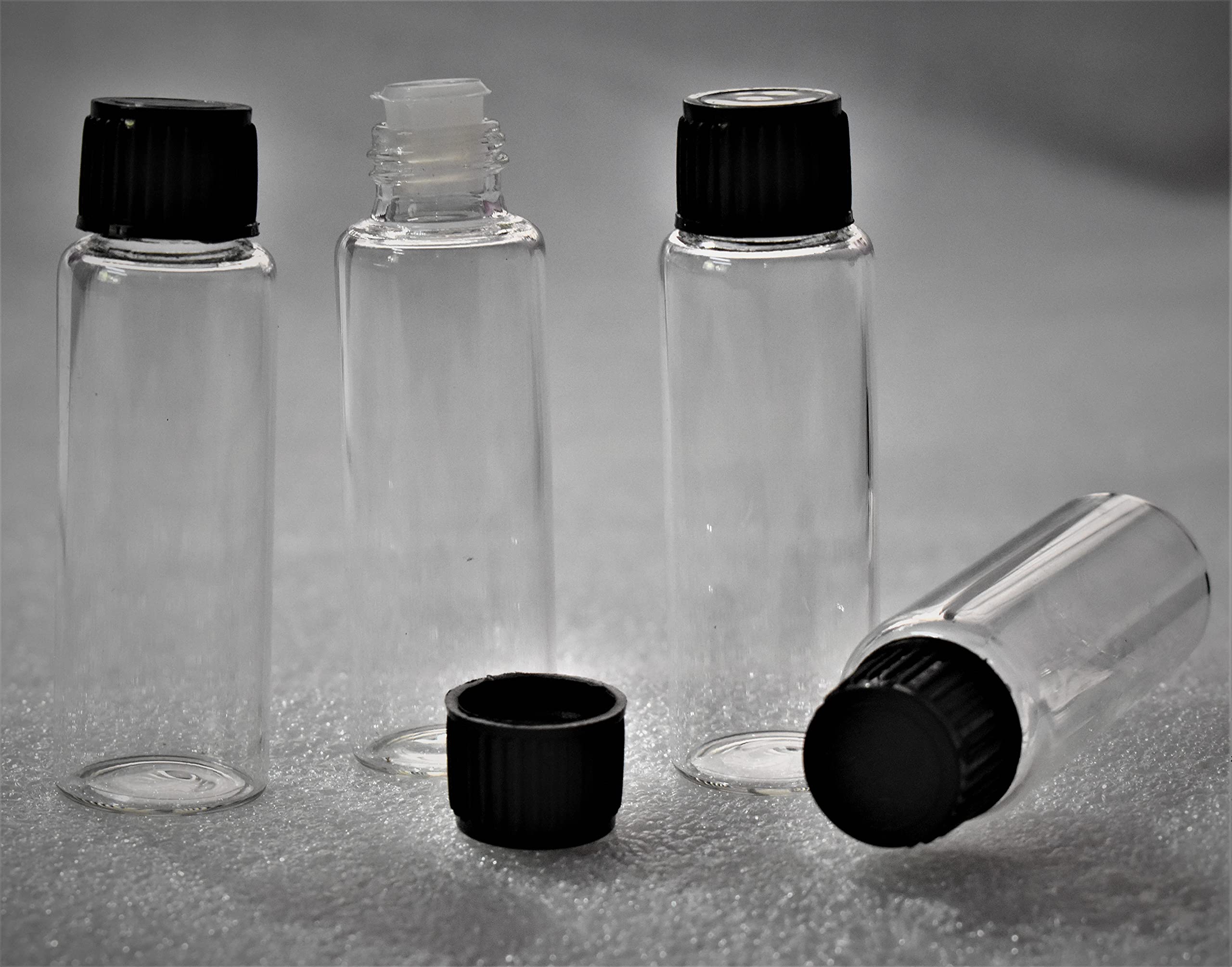RITEDEAL 30ml glass dropper bottle clear transparent bottle Liquid essential oil powder dropper bottle NEUTRAL glass type1 bottles - 10 bottles pack with black screw cap and leak proof dropper plug-image-6