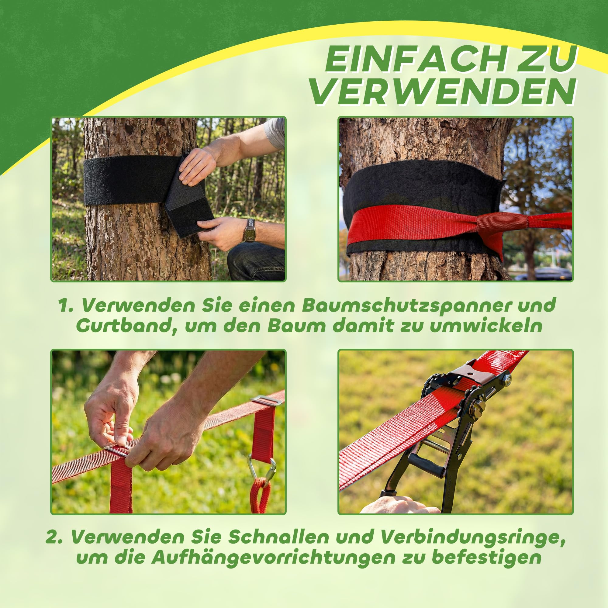 AIYAPLAY Ninja Line Kinder 10m Slackline Set mit Slackline, Turnringe, Schaukel, Kletterleiter, Kletternetz, Kletterseil, Reckstange, Outdoor Spielset Ausrüstung für 3-6 Jahre Kinder Rot