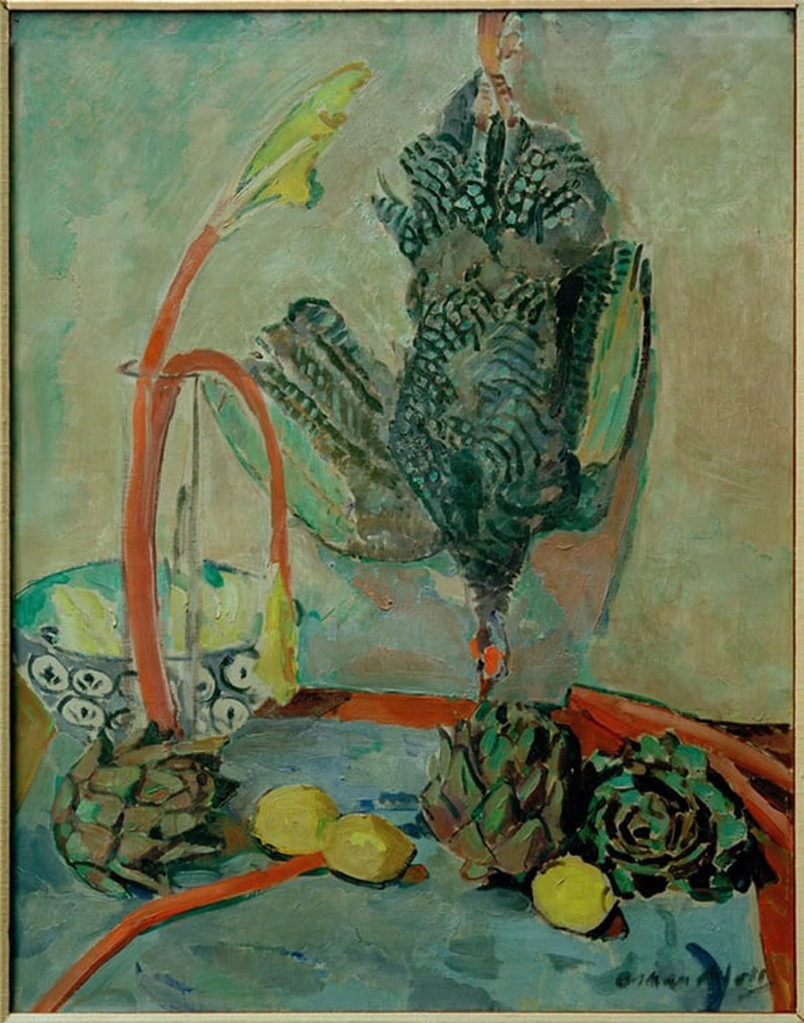 Cuadro en lienzo que elimina paredes vacías Oskar Moll 60x90cm 5