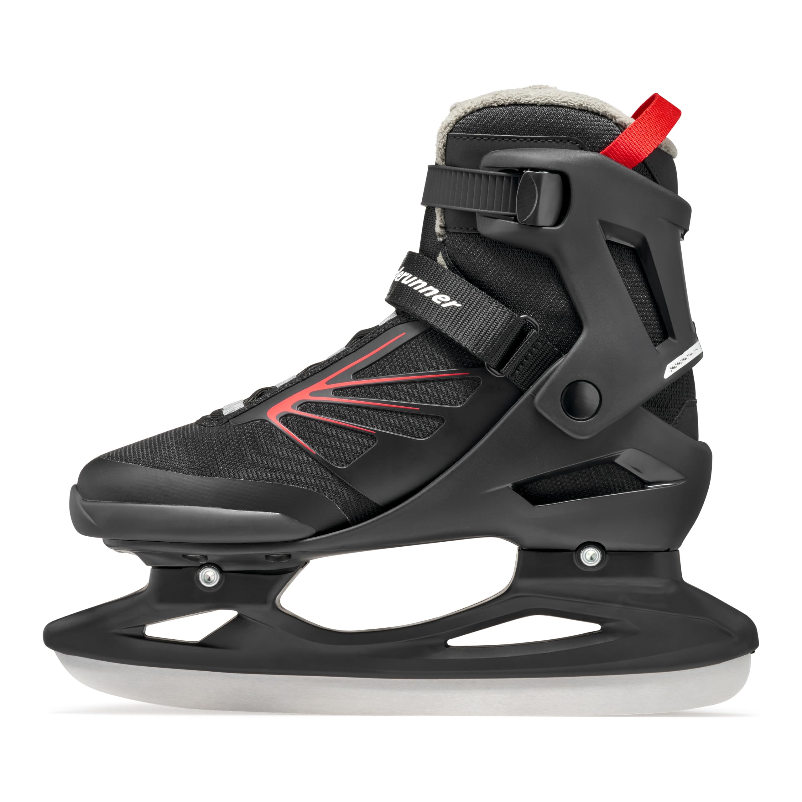 Bladerunner Igniter XT Ice Pattini da ghiaccio, Uomo, Nero/Rosso