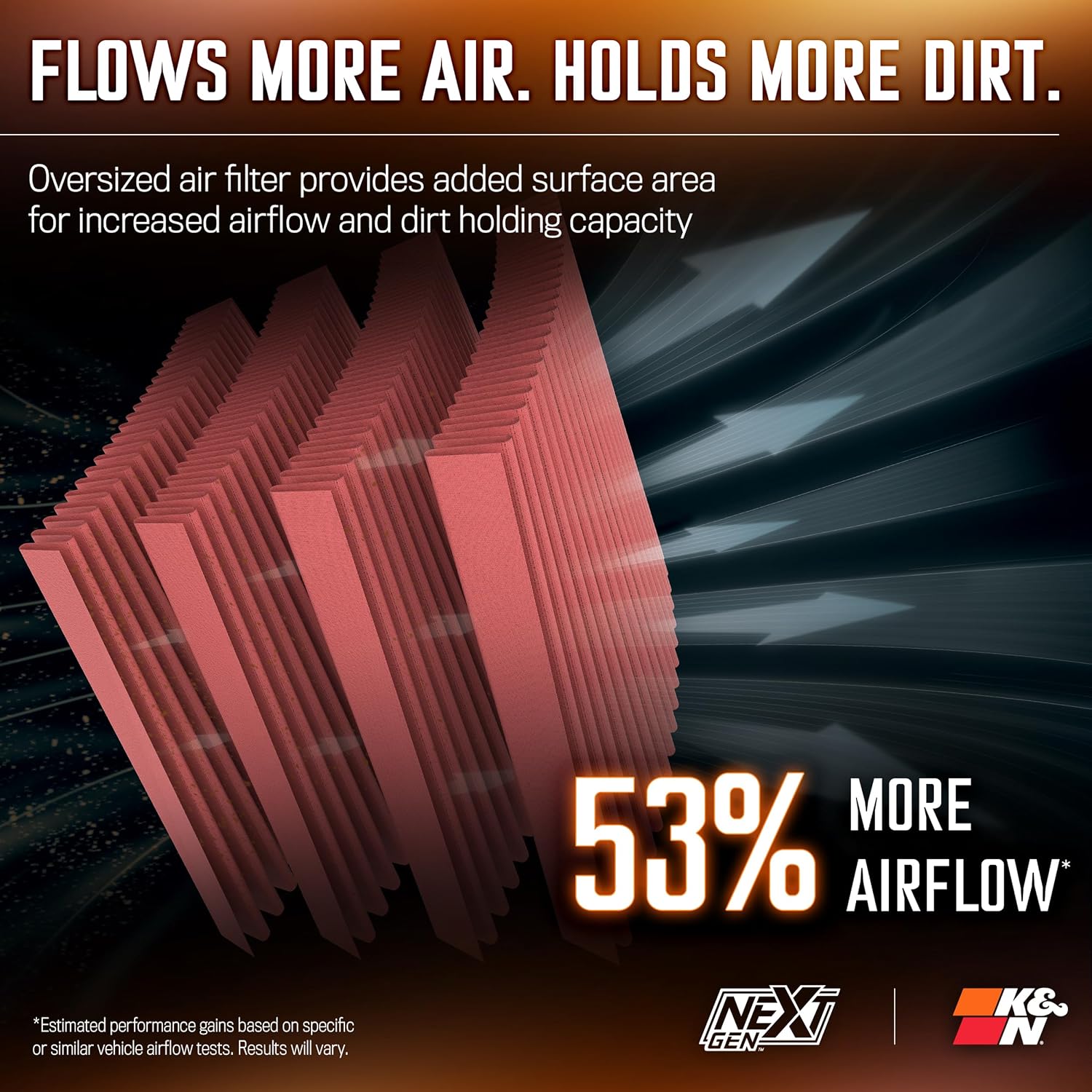 K&N NextGen Cold Air Intake System: High-Flow Cotton Filter: Compatible with 2025-2026 FORD Bronco; 50-2631