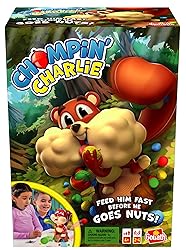 Chompin' Charlie Game - Feed The Squirrel Acorns and Race to Collect Them When They Scatter by Goliath