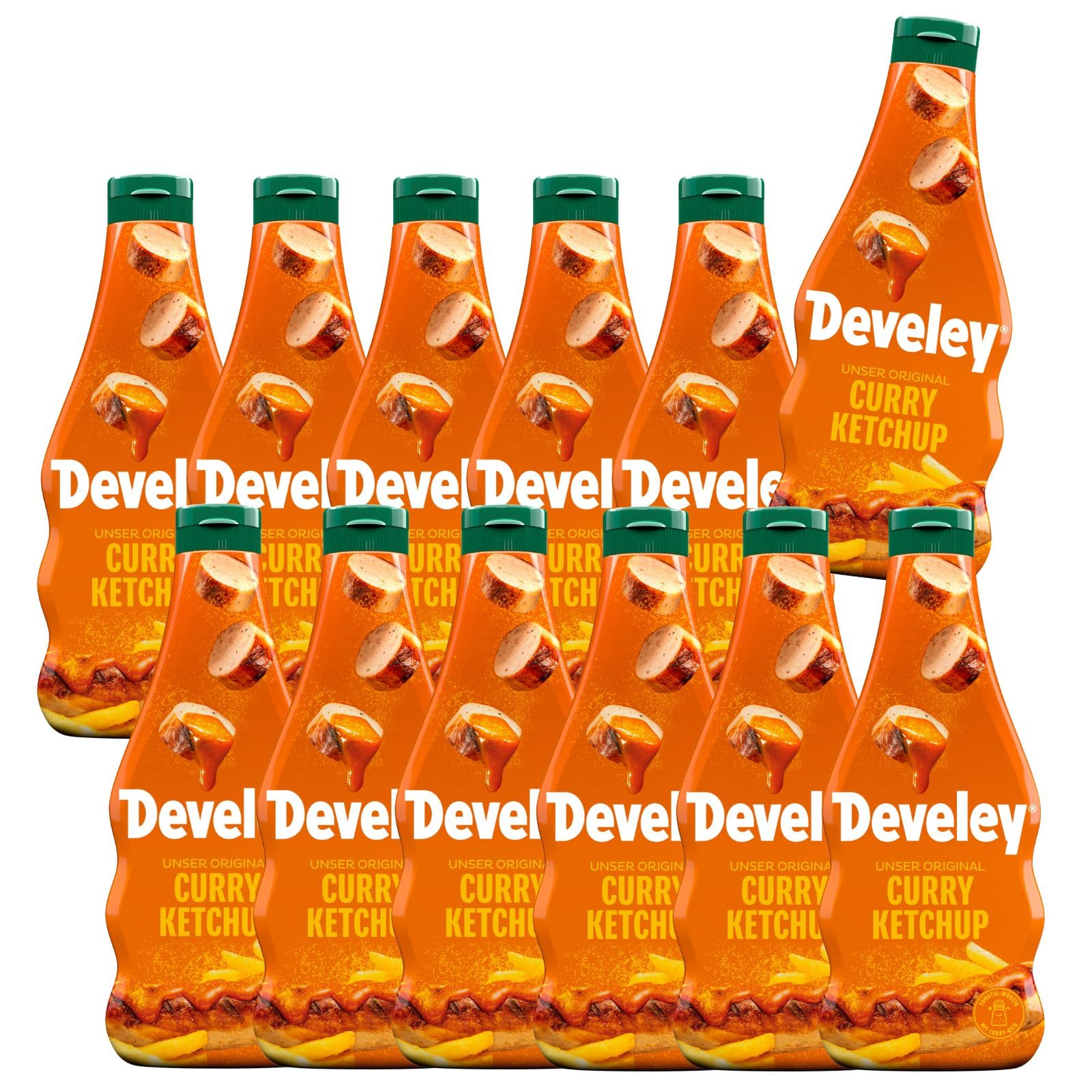 Develey - "Unser Original" Curry Ketchup - 12x 500 ml