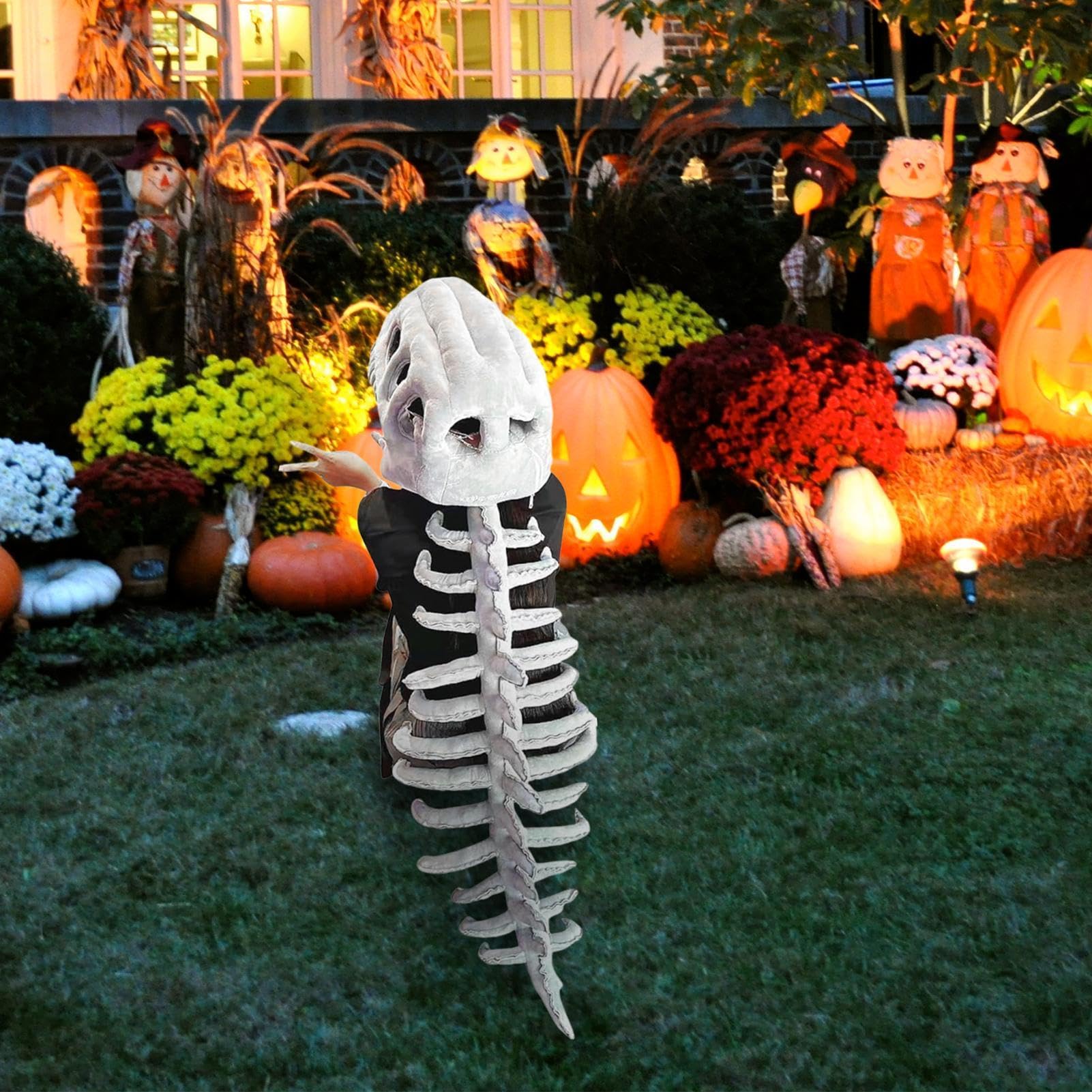 Kostium Dinozaura Dla Dzieci Pluszowe Zabawki Szkielet Do Noszenia | Halloweenowe Nakrycie Głowy Cosplay Smocza Kość Dla Dzieci Dziewczynki Chłopcy Kobiety Mężczyźni Karnawał Impreza Święto