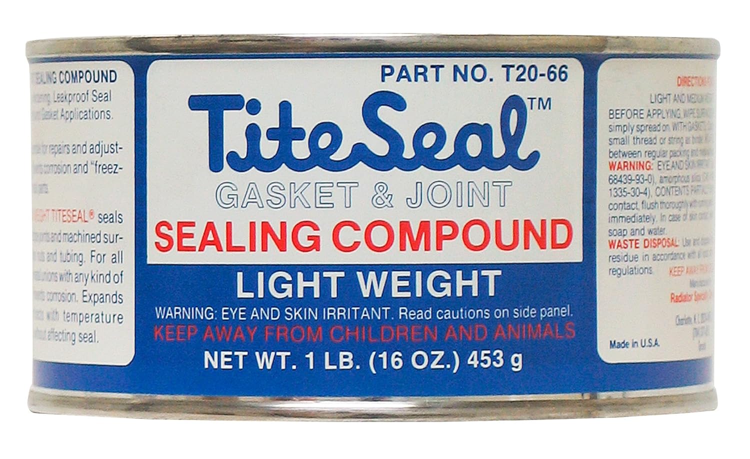 Tite Seal T2066 Light Weight Sealing Compound 1 lb. Amazon.in Car
