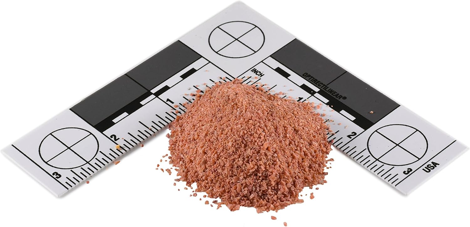 Red Coral: by World of Wood- Crushed Inlay Stone Perfect for Wood Inlay, Jewelry, Art, and More (Medium Consistency 2 oz)
