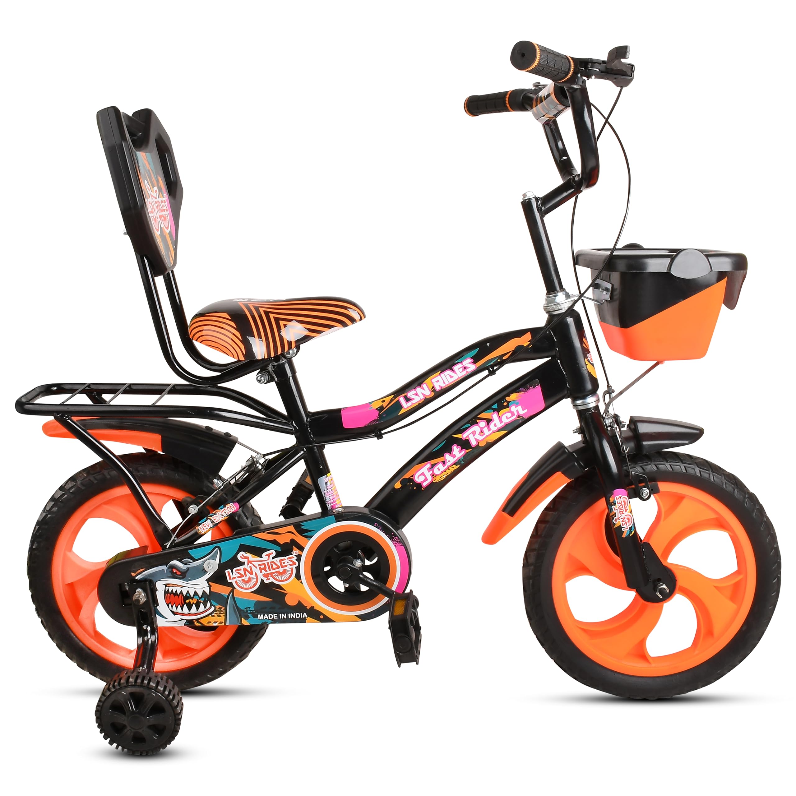LSN RIDES 14T Fast Rider PVC Rim Bicycle for Boys and Girls with Training Wheel || Ideal for 2-5 Years Kids(Orange) (B0CHS2NRBJ) Amazon Price History, Amazon Price Tracker