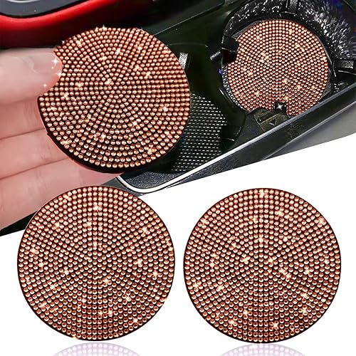 Portavasos para automóvil con brillos soporte universal antideslizante a prueba de golpes accesorios interiores de automóvil accesorios automotrices