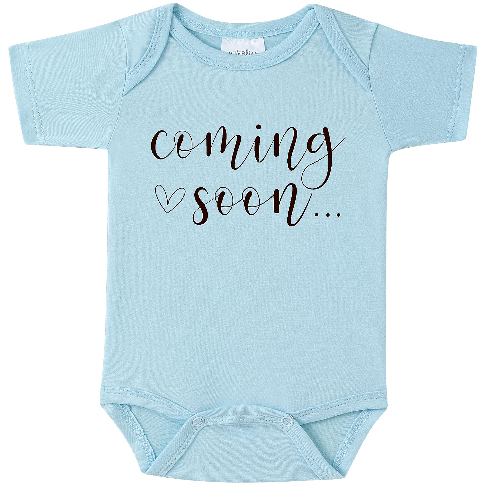 Pregnancy Announcement Infant Bodysuit Coming Soon,0-3 months Baby Coming Soon Reveal Ideas