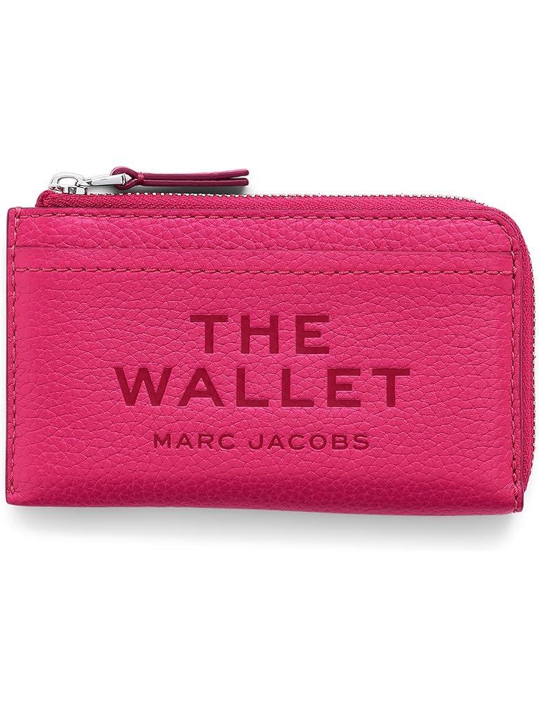 Pink Marc Jacobs The Leather Top Zip Multi Wallet