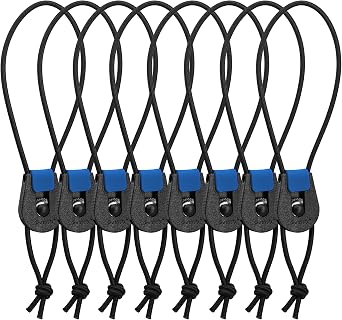 SAMSFX Fishing Rods Belt Stretchy Wrap Pole Straps Elastic Cable Ties for Casting, Spinning & Fly Rods