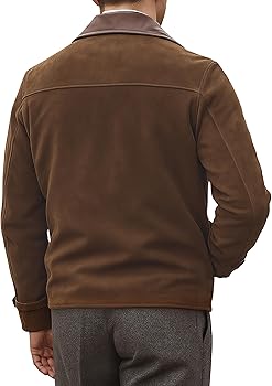 Leather Jacketz Brad Pitt Jacket - Mens Suede Jacket - Suede