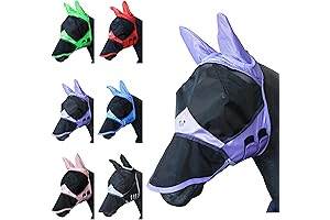 Premium Horse Fly Mask with Nose
