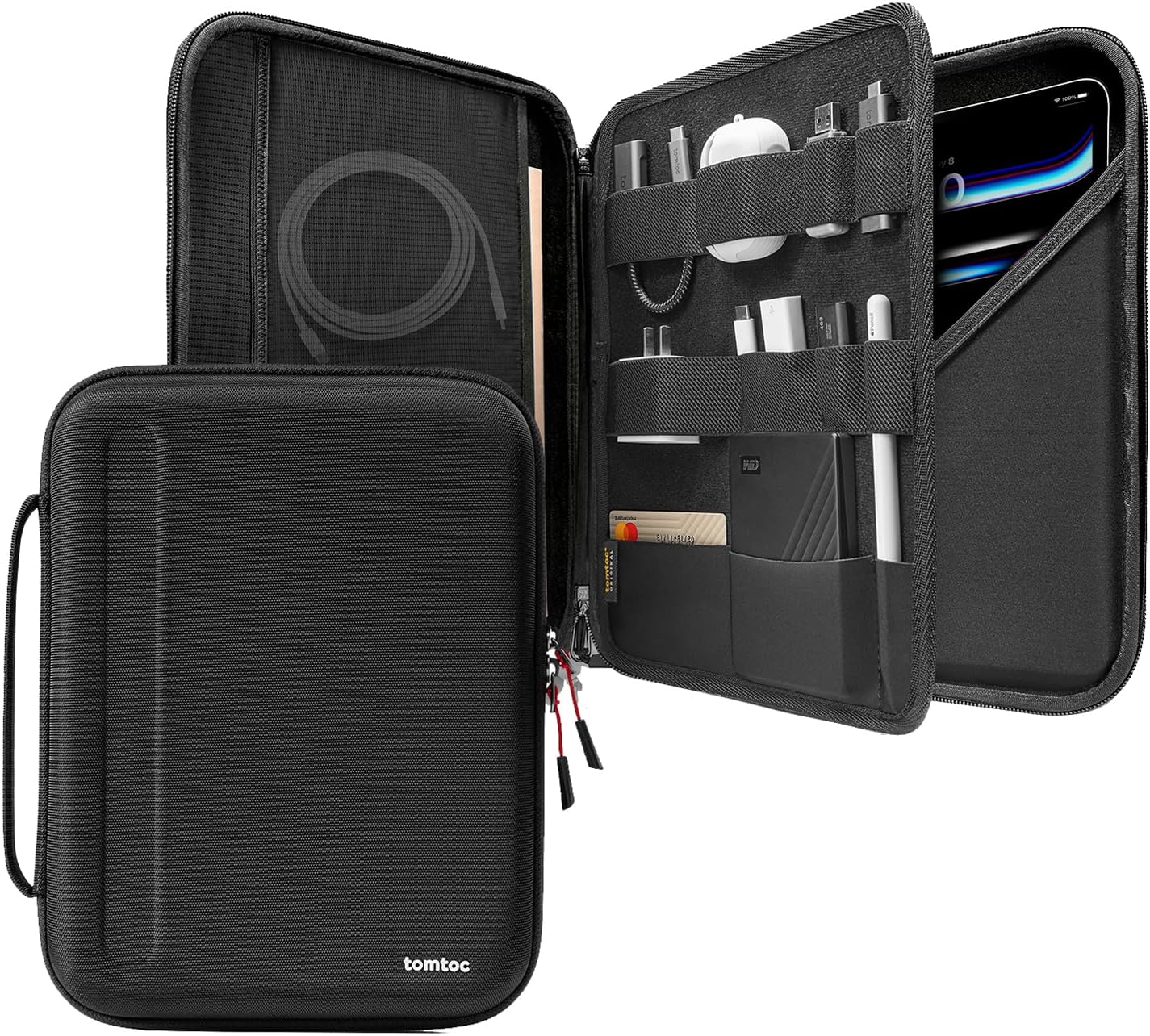 tomtoc Portfolio Tablet Tasche für 13 Zoll iPad Pro M4 2024 OLED, 13 Zoll iPad Air M2 2024, 12,9 Zol… tomtoc Portfolio Tablet Tasche für 13 Zoll iPad Pro M4 2024 OLED, 13 Zoll iPad Air M2 2024, 12,9 Zol…