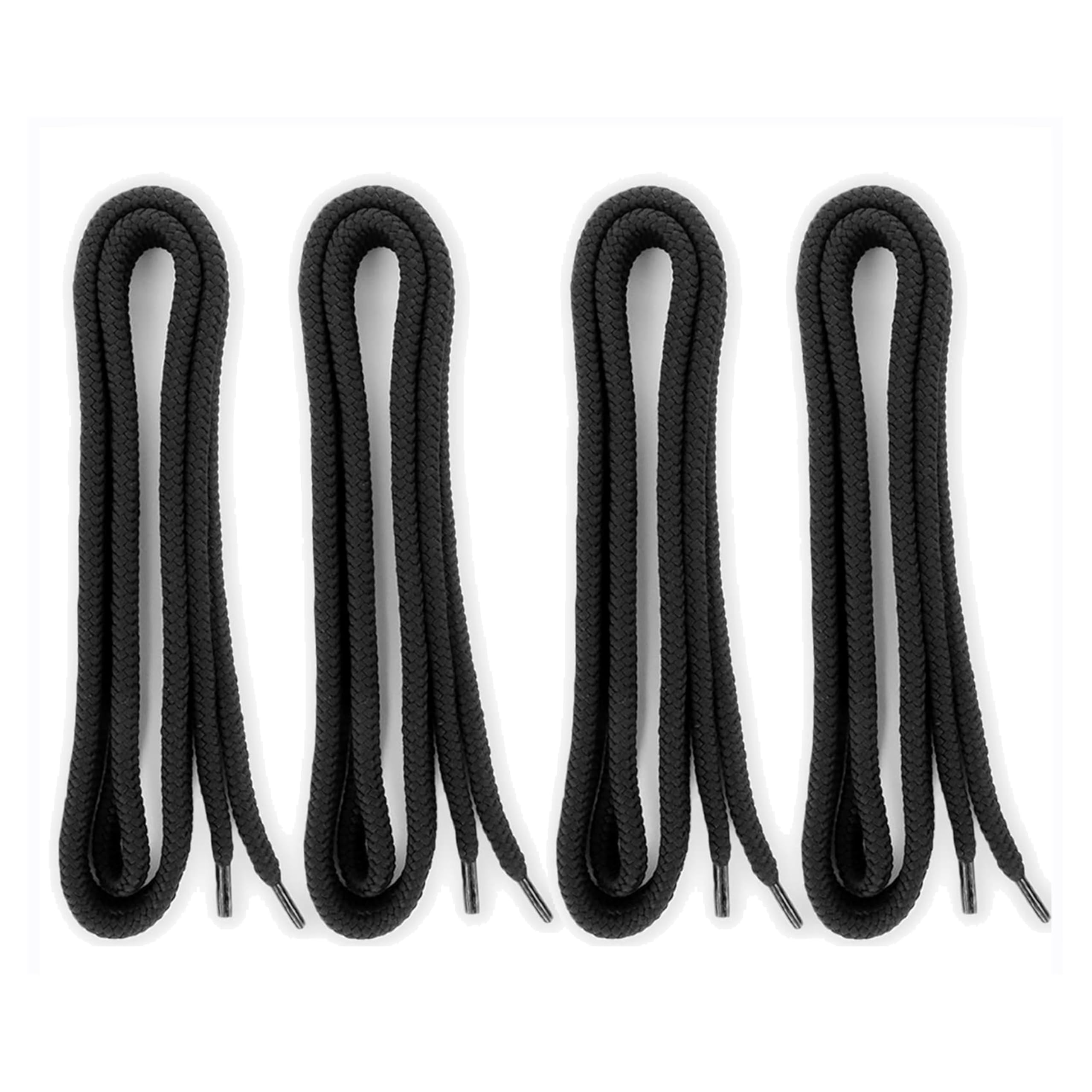 Woody Black Drawstring Cord & Rope Kit – 20 Pack 5mm Round Replacement Strings with Stainless Steel Easy Threader for Hoodies, Joggers, Sweatpants, Bags, Shoes, Hats – Durable Sewing Ropes-image-49