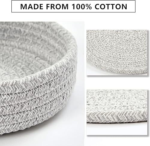 Miniatura 3 de Coga Salvamanteles para platos, ollas y sartenes, almohadillas calientes de 7 pulgadas, 5 piezas con cesta de almacenamiento, protector de mesa de