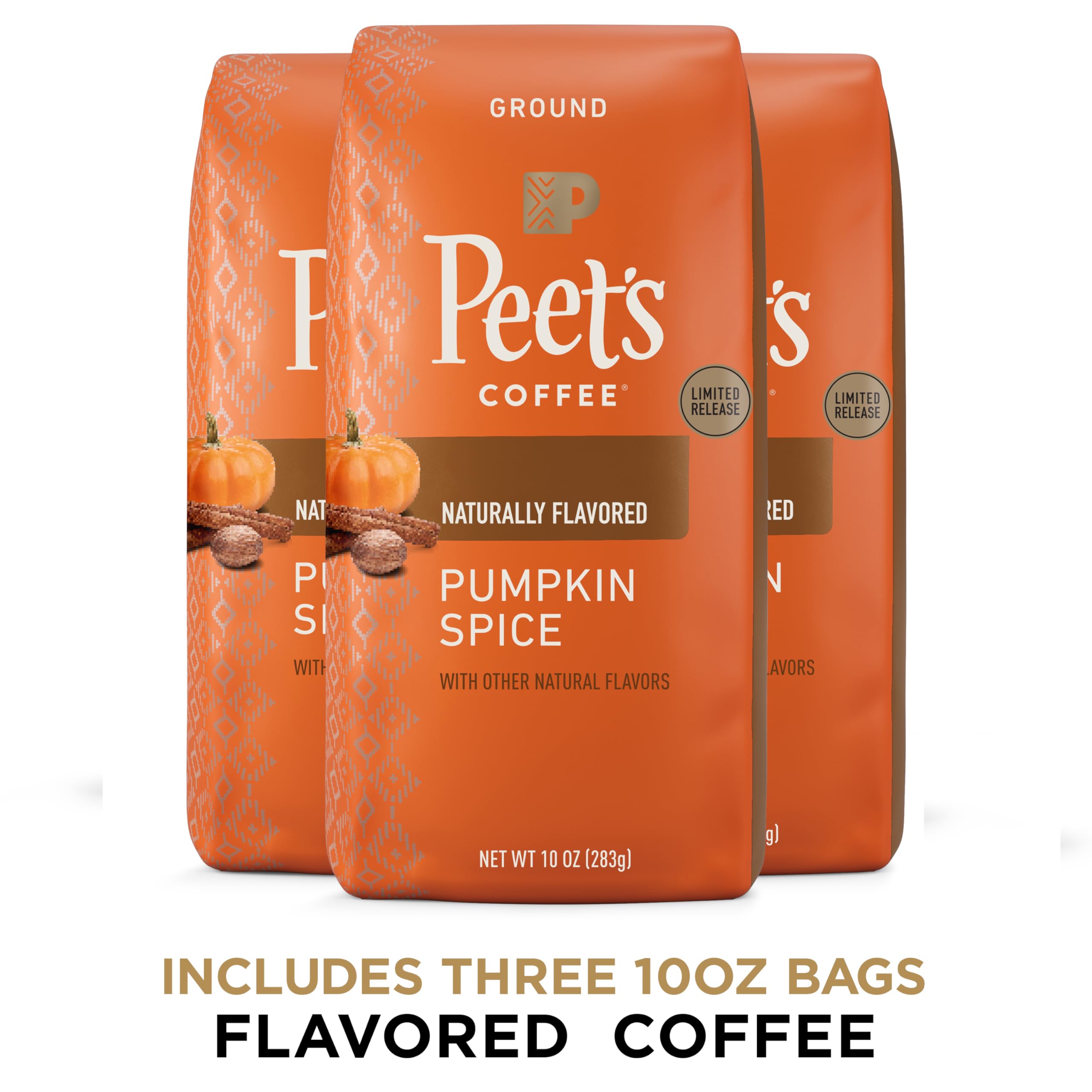 Amazon.com : Peet's Coffee, Pumpkin Spice Light Roast Ground