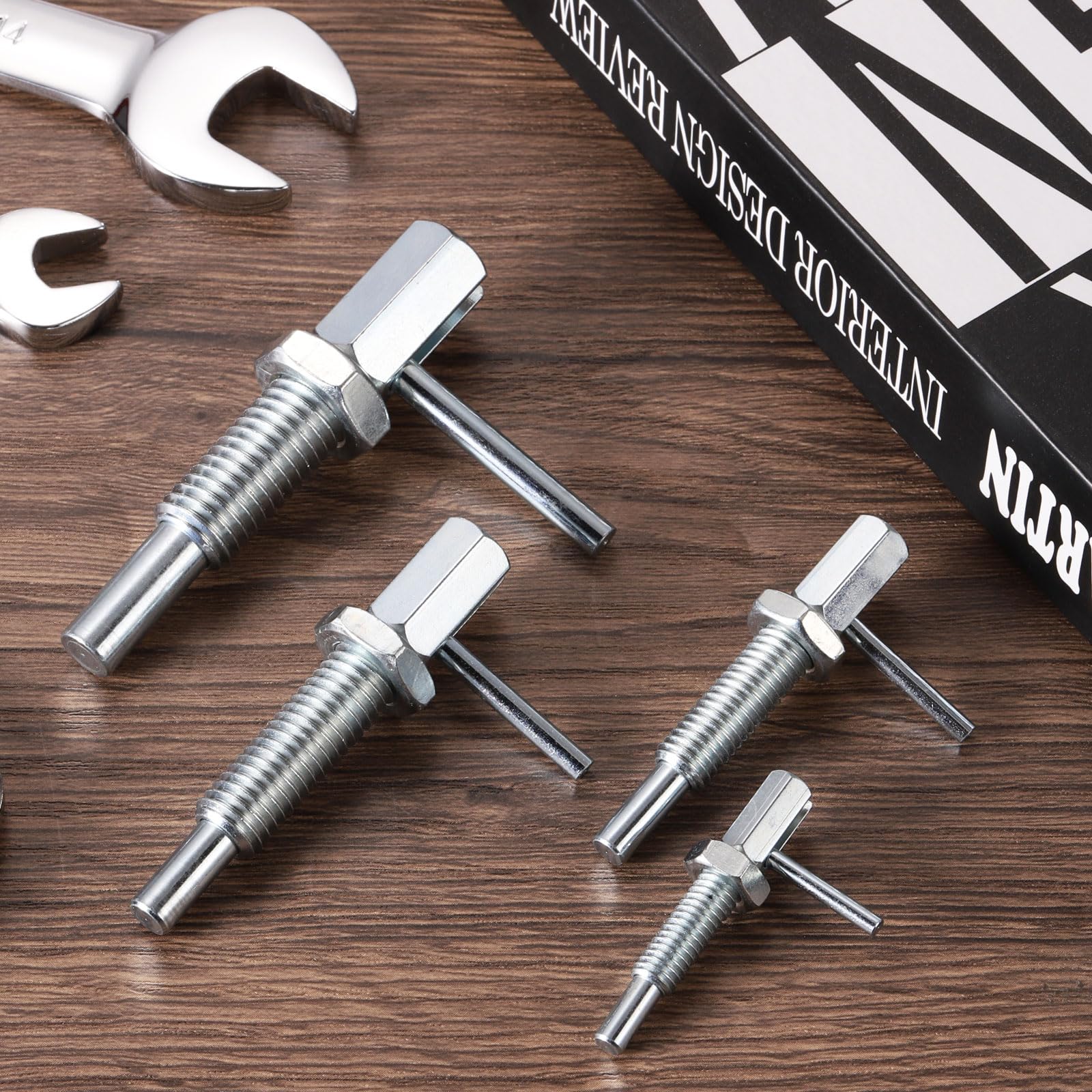 Industrial Plunger PATIKIL Retractable Index Plunger Pin, 2pcs M6x1 ...