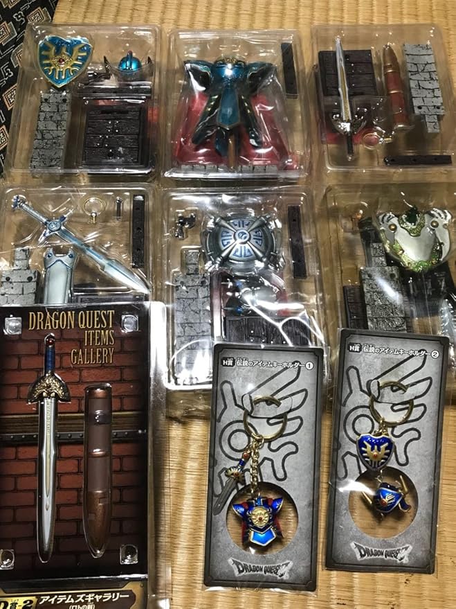 Amazon Co Jp ドラゴンクエストフィギュア武器 防具ロトの防具つるぎコンプリートはぐれメタルの盾つるぎ天空の盾豪華セット ホビー 通販