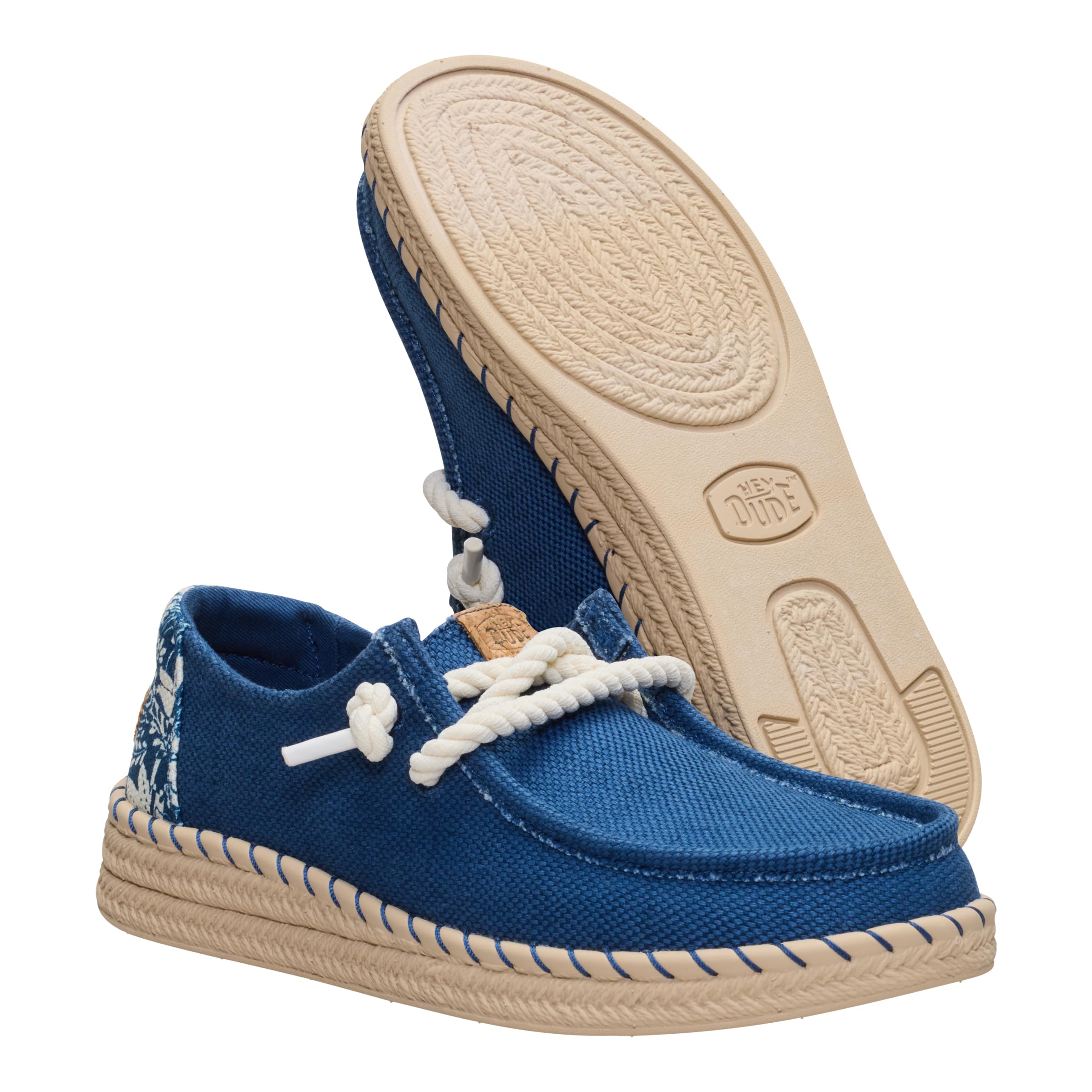 HEYDUDE Espadrillas da donna ibisco slip on scarpa | plantare in sughero | leggera da viaggio casual piatta