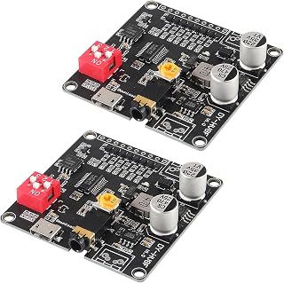 2PCS Voice Playback Module Board MP3 Music Player 20W 12V 24V High Power Sound Board UART I/O Trigger Amplifier Class D 64Mbit Flash Storage Mono 8ohm Support MP3 WAV for DIY Electronic Player