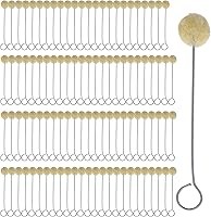 Vista 1 de TCP Global Wool Daubers Ball Brush (Pack of 100) - Applicator Tool for Leather Dye, Dying, Staining, Crafting, DIY Crafts Projects, Gluing, Contact