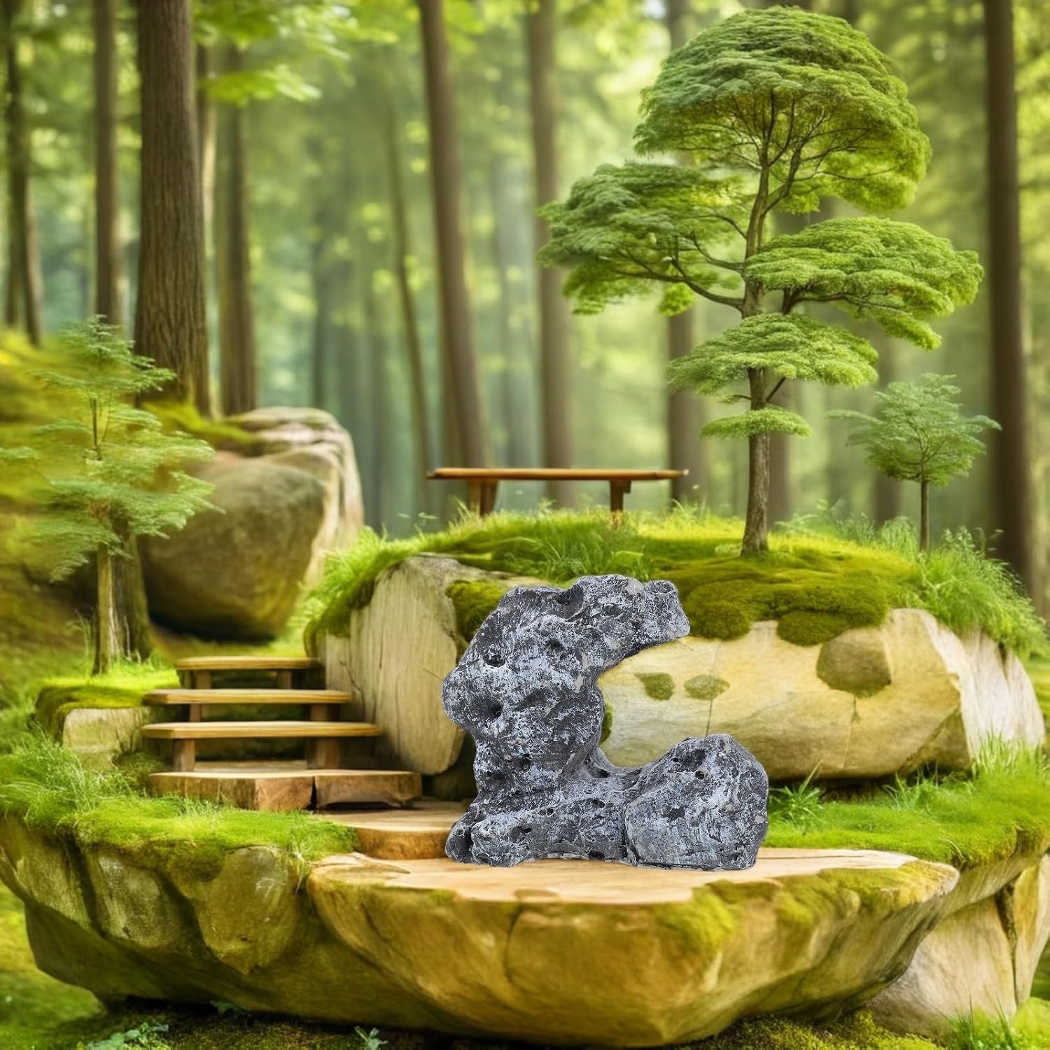 Artificial Rockery Prop for Photoshoots, Mini Landscape Decor image 5