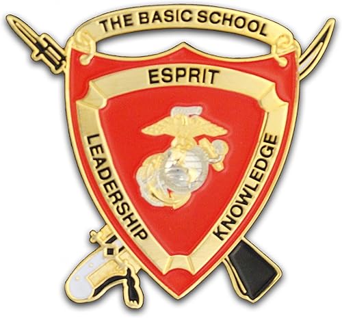 Miniatura 6 de USMC Challenge Coin  TBS The Basic School Challenge Coin! Marine Corps Challenge Moneda! Unreal Detalle Oficialmente autorizado y diseñado por