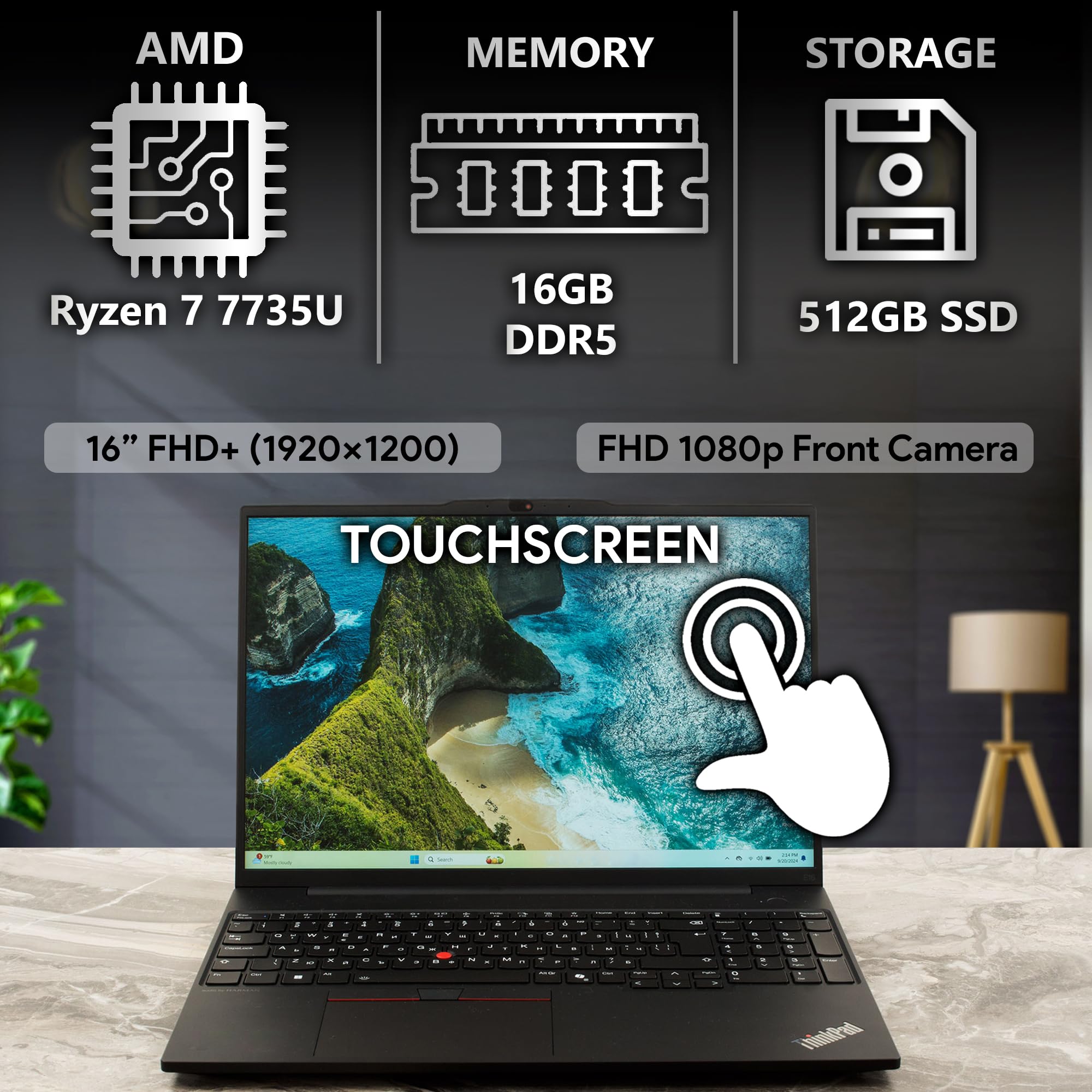 【新品】Lenovo ThinkPad E16 Gen2 AMD Ryzen7 Amazon.com: Lenovo ThinkPad E16 Gen 2 Business Laptop (16