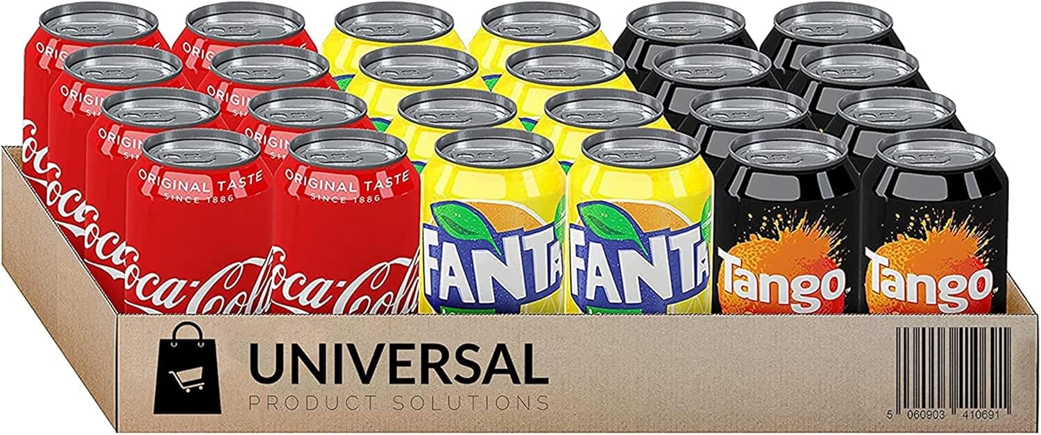 Custom Case of 330ml Soft Drinks / Sodas / Fizzy Drinks of Your Choice