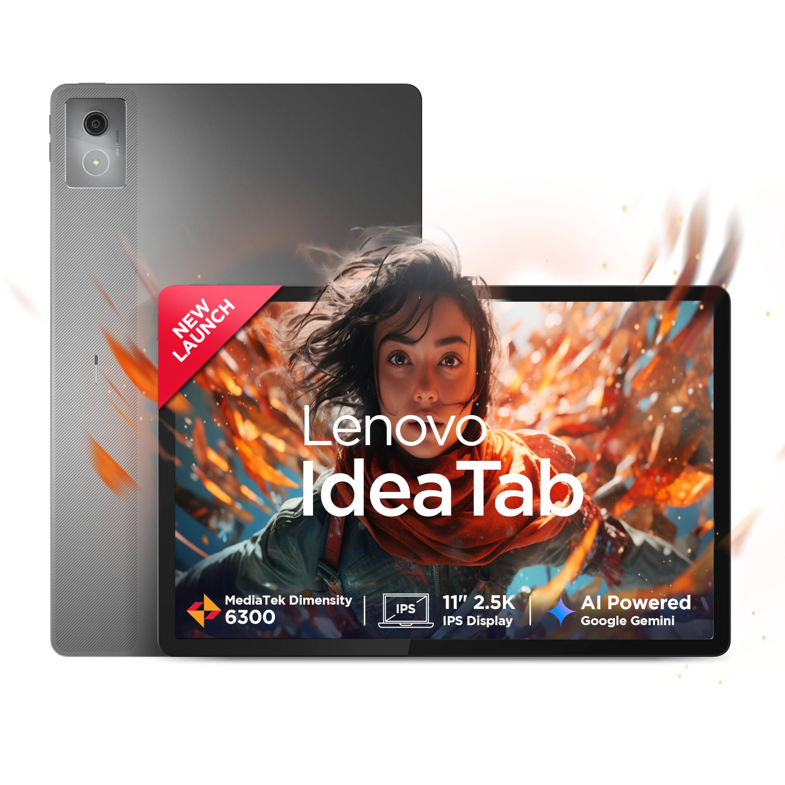 Lenovo Idea Tab 11" 2.5K IPS, 6GB RAM, 128GB ROM, MediaTek 1 Count